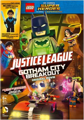 Image of LEGO DC Comics Super Heroes: Justice League: Gotham City Breakout  DVD boxart