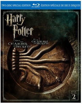 Image of Harry Potter and the Chamber of Secrets (2002) BLU-RAY boxart