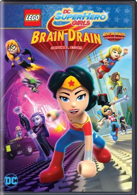 Image of LEGO DC Super Hero Girls: Brain Drain DVD boxart