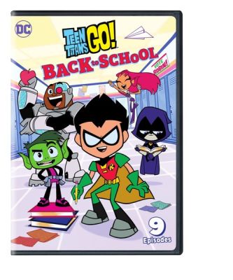 Image of Teen Titans Go! Back to School DVD boxart