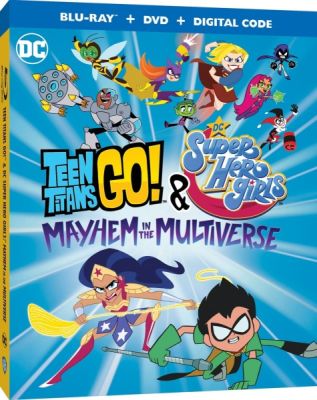 Image of Teen Titans Go! & DC Super Hero Girls: Mayhem in the Multiverse BLU-RAY  boxart