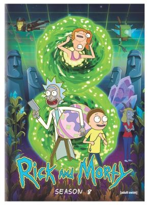 Rick and Morty: The Complete Eighth Season (DVD) cover art