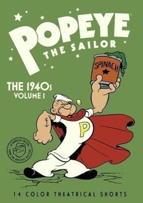 Image of Popeye the Sailor: The 1940s Vol 1 DVD  boxart