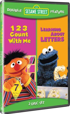 Image of Sesame Street: 123 Count with Me/Learning About Letters DVD boxart