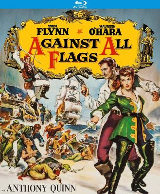 Image of Against All Flags Kino Lorber Blu-ray boxart