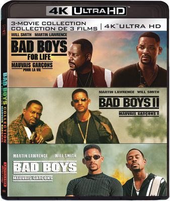 Image of Bad Boys For Life / Bad Boys II / Bad Boys Blu-ray boxart