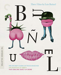 Image of Three Films By Luis Bunuel Criterion Blu-ray boxart