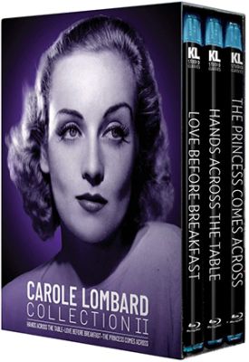 Image of Carole Lombard Collection II Kino Lorber Blu-ray boxart