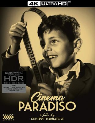 Image of Cinema Paradiso Arrow Films 4K boxart