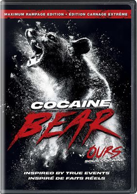 Image of Cocaine Bear DVD boxart