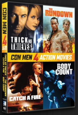 Image of Con Men - Action 4 Film Collection DVD boxart