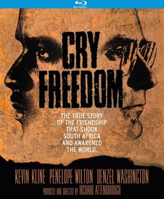 Image of Cry Freedom Kino Lorber Blu-ray boxart