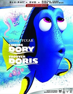 Image of Finding Dory Blu-ray boxart