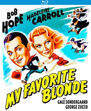 Image of My Favorite Blonde Kino Lorber Blu-ray boxart