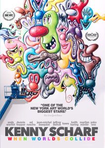 Image of Kenny Scharf: When Worlds Collide Kino Lorber DVD boxart