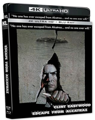 Image of Escape from Alcatraz Kino Lorber 4K boxart