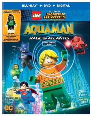 Image of LEGO DC Super Heroes: Aquaman: Rage of Atlantis  BLU-RAY boxart