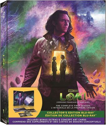 Image of Loki: Season 1: Season 1 Collectors Edition Steelbook Blu-ray boxart