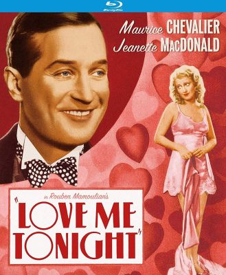 Image of Love Me Tonight Kino Lorber Blu-ray boxart