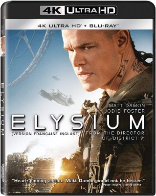 Image of Elysium Blu-ray boxart