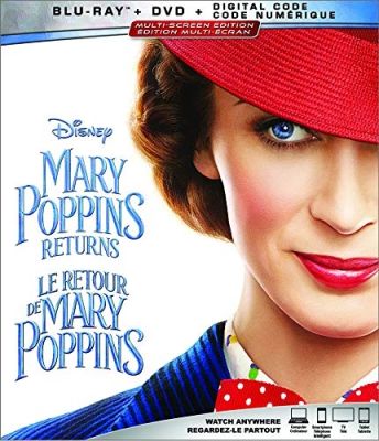 Image of Mary Poppins Returns Blu-ray boxart