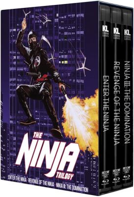 NINJA TRILOGY [ENTER THE NINJA|REVENGE OF THE NINJA|NINJA III:DOMINATION] (4K) cover art