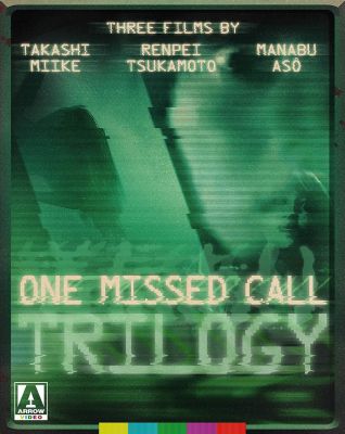 Image of One Missed Call Trilogy Arrow Films Blu-ray boxart