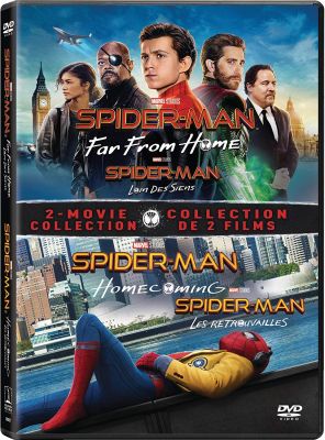 Image of Spiderman: Far From Home / Spiderman: Homecoming DVD boxart