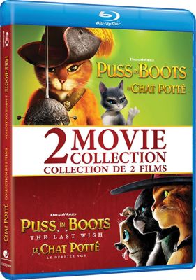 Image of Puss in Boots 2-Movie Collection Blu-Ray boxart