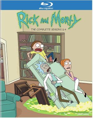 Image of Rick and Morty: Seasons 1-4 BLU-RAY boxart