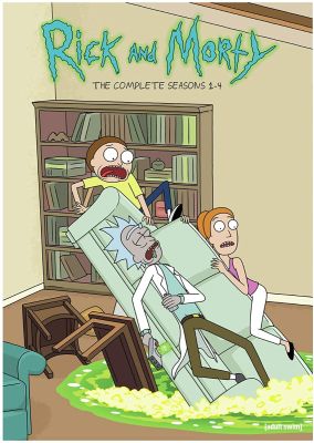 Image of Rick and Morty: Seasons 1-4 DVD boxart