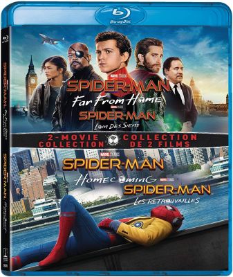 Image of Spiderman: Far From Home / Spiderman: Homecoming Blu-ray boxart