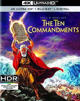 Image of Ten Commandments (1956) Blu-ray boxart