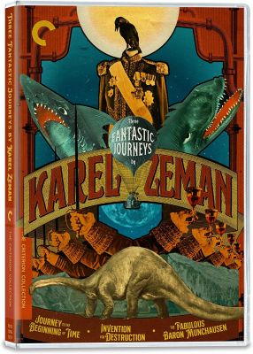 Image of Three Fantastic Journeys By Karel Zeman Criterion DVD boxart