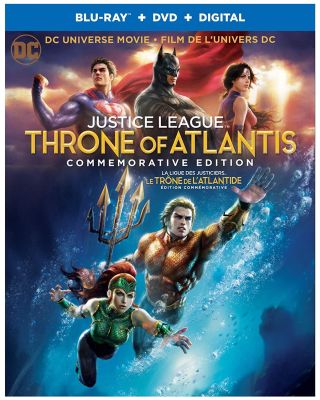 Image of Justice League: Throne of Atlantis Commemorative Edition BLU-RAY boxart