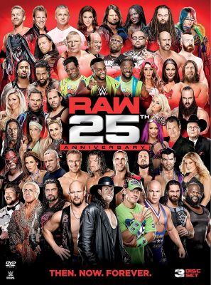 Image of WWE: Raw 25th Anniversary DVD boxart