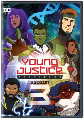 Image of Young Justice Outsiders: Season 3 DVD boxart