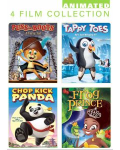 Puss in Boots/Tappy Toes/Chop Kick Panda/ Frog Prince (DVD)