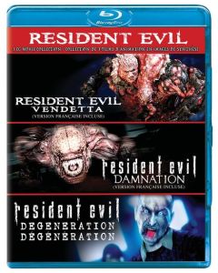 Resident Evil: Damnation/Resident Evil: Degeneration/Resident Evil: Vendetta (Blu-ray)