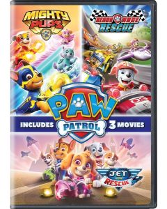 PAW Patrol: 3 Pack (Jet to the Rescue, Ready Race Rescue, Mighty Pups) (DVD)