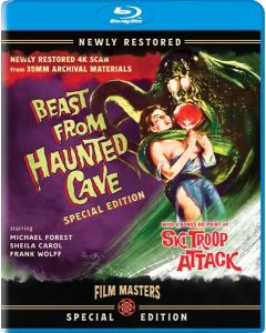 Beast From Haunted Cave (1959) With Bonus Film, Ski Troop Attack (1960) (Blu-ray)