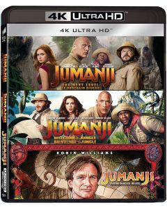 Jumanji: The Next Level / Jumanji: Welcome To The Jungle / Jumanji 1995 (Blu-ray)