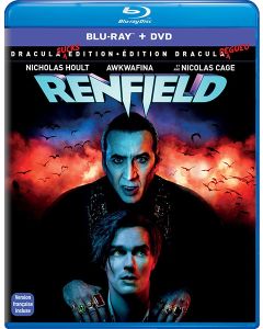 Renfield (Dracula Sucks Edition) available on Blu-ray + DVD combo pack July 11.