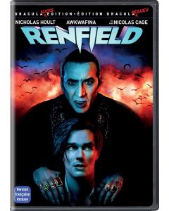 Renfield (Dracula Sucks Edition) available on DVD at Cinema 1 in-store and online July 11.